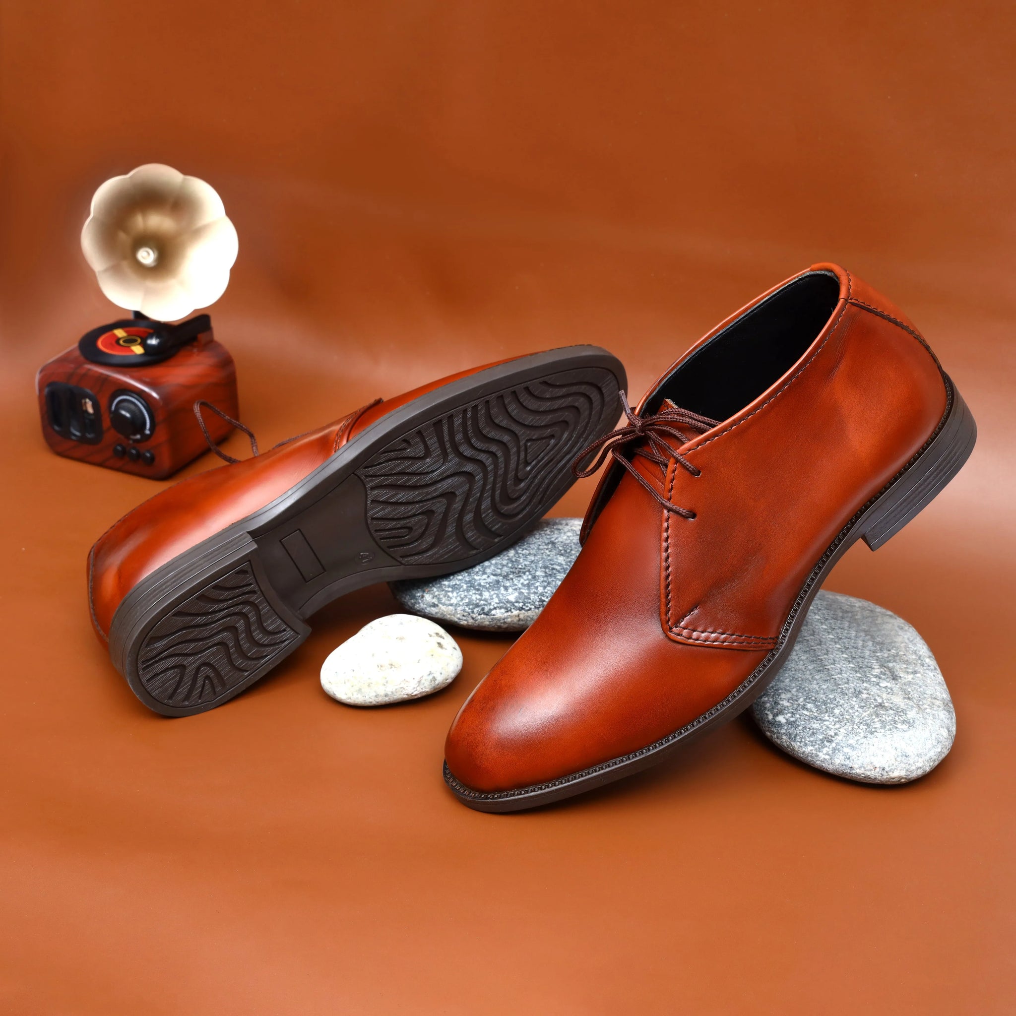 035306 - CHUKKA BOOTS - LEATHER