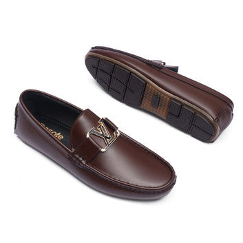 L-V BROWN LOAFERS