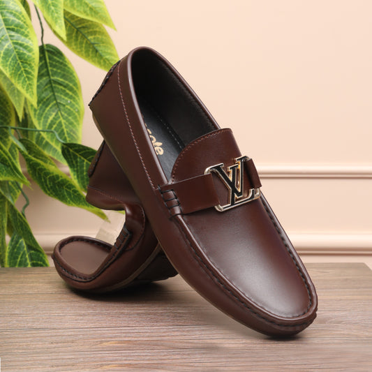 L-V BROWN LOAFERS
