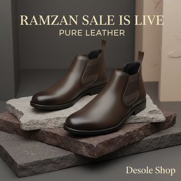 Chelsea BRN-100% PURE LEATHER