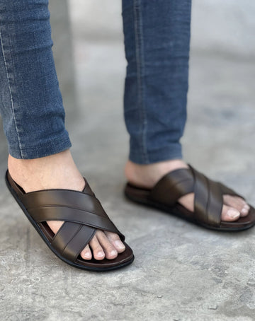 DSOLE PURE LEATHER SLIDE 04